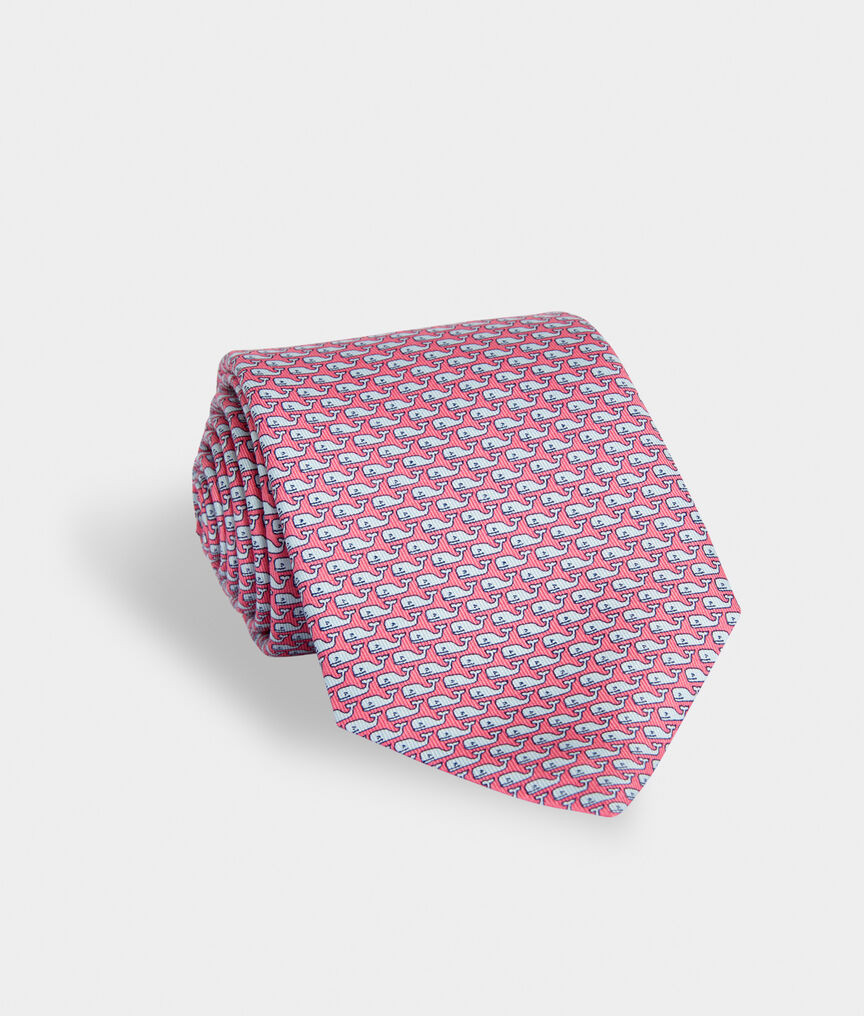 Vineyard Whale Silk Tie | vineyard vines