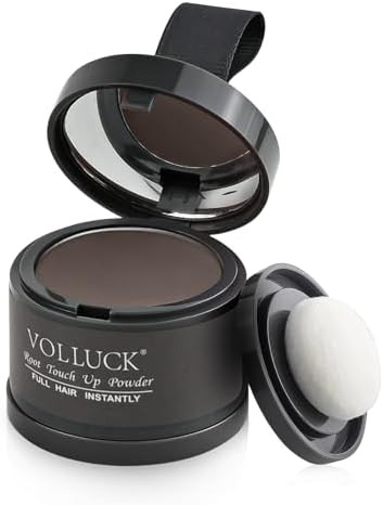 VOLLUCK Root Touch up Powder, Instant Hairline Powder for Thinning Areas and Gray Hair Coverage, ... | Amazon (US)