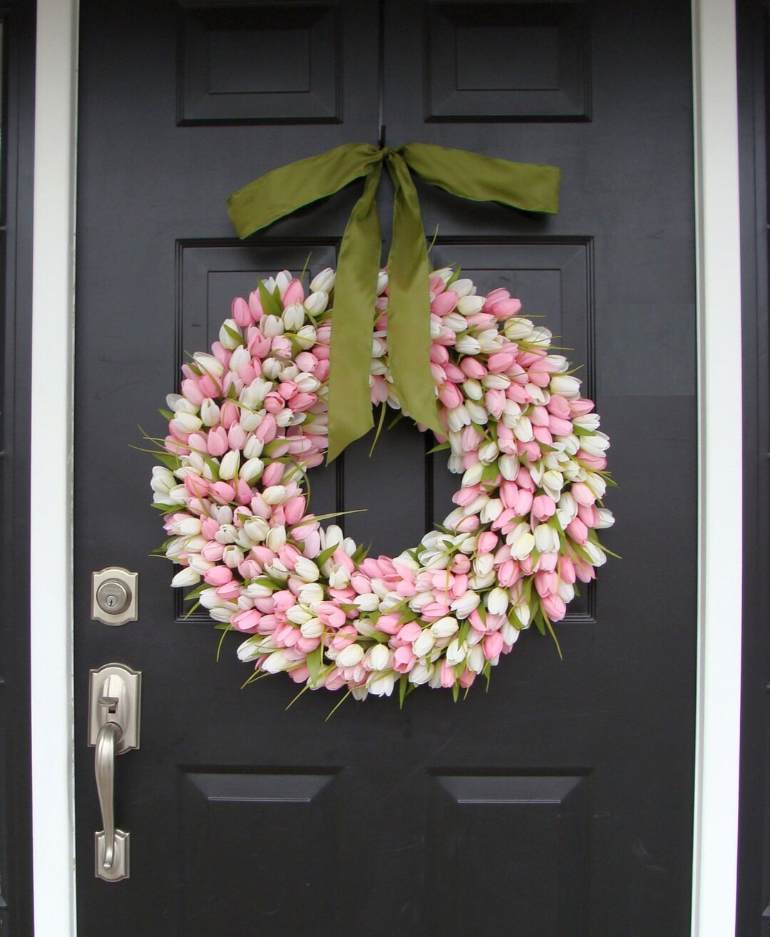 22 inch Spring Wreath- Mother's Day Wreath- Spring Decor- Gift for Mother's Day | Etsy (US)