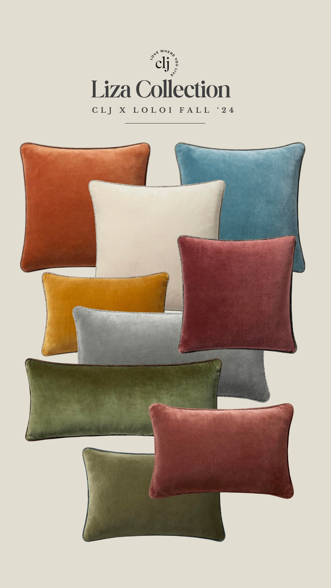 Introducing the CLJ x Loloi Liza Pillow Collection 🤎

#LTKFindsUnder50 #LTKHome #LTKStyleTip