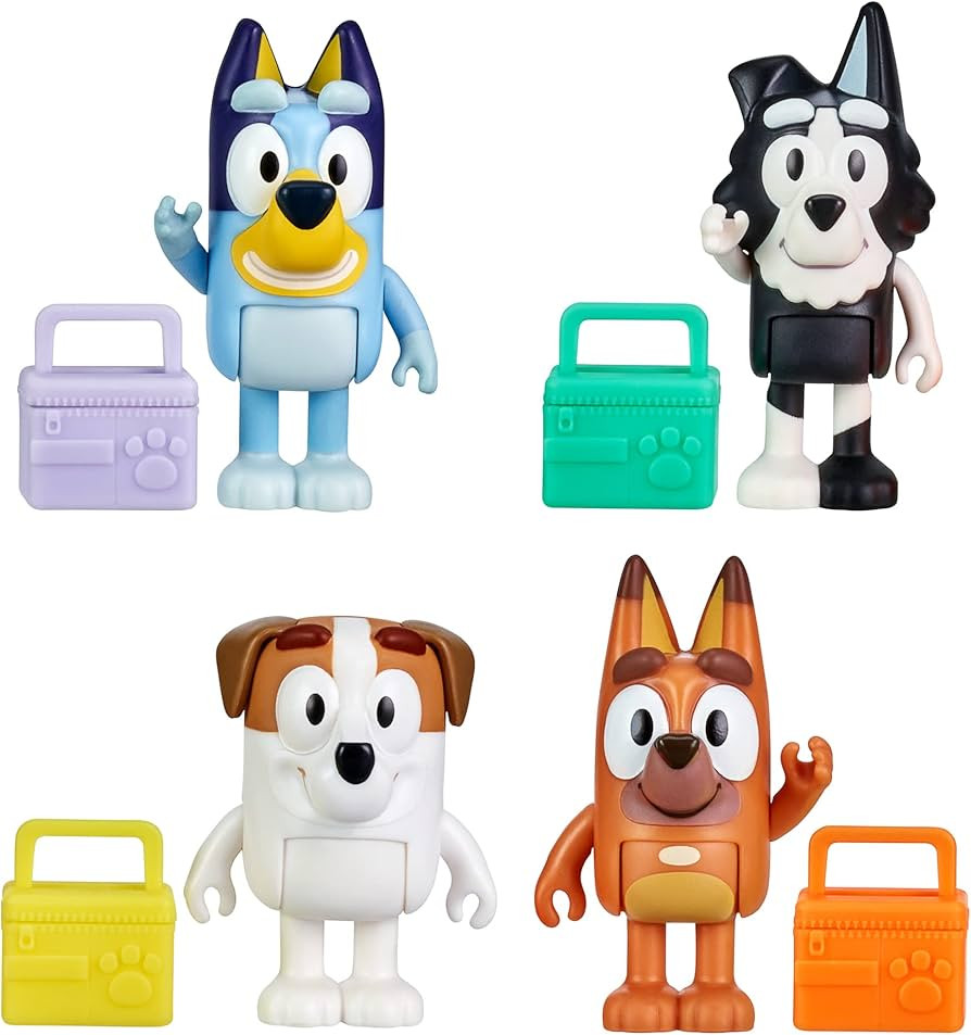 Bluey School Friends - School Mates 4-Pack, 2.5-3" Figures | Amazon (US)