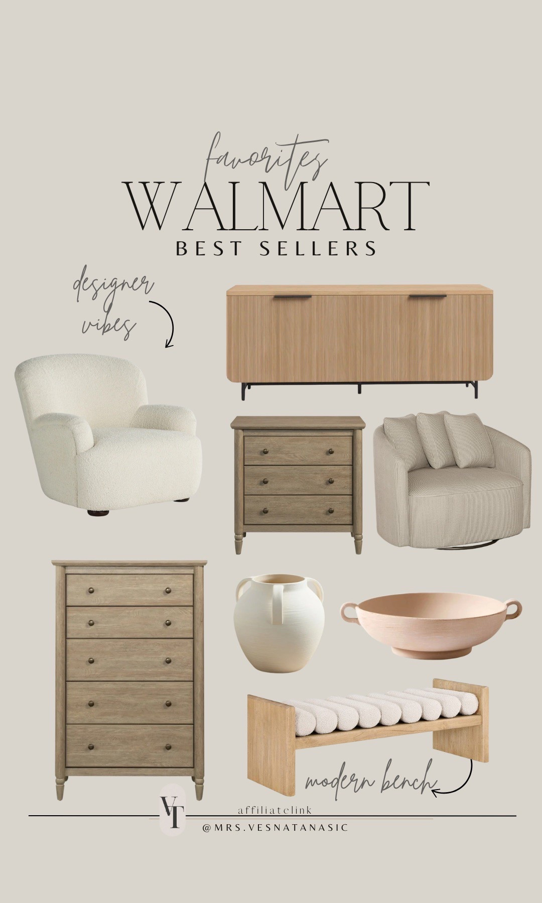 Walmart favorites and best sellers! I have almost all of these in my home and can say they are greet quality! @walmart #walmartpartner #walmart #walmartfinds #walmarthome #walmartfurniture #dresser #sideboard #chair #springhome #livingroomrefresh 

#LTKSaleAlert #LTKHome #LTKStyleTip