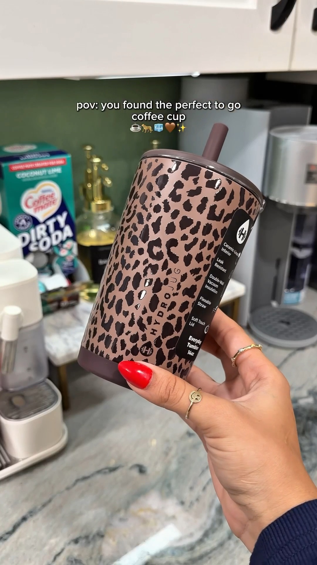 The perfect to go coffee cup 🐆☕️🤎✨

#LTKfoodie #LTKHome