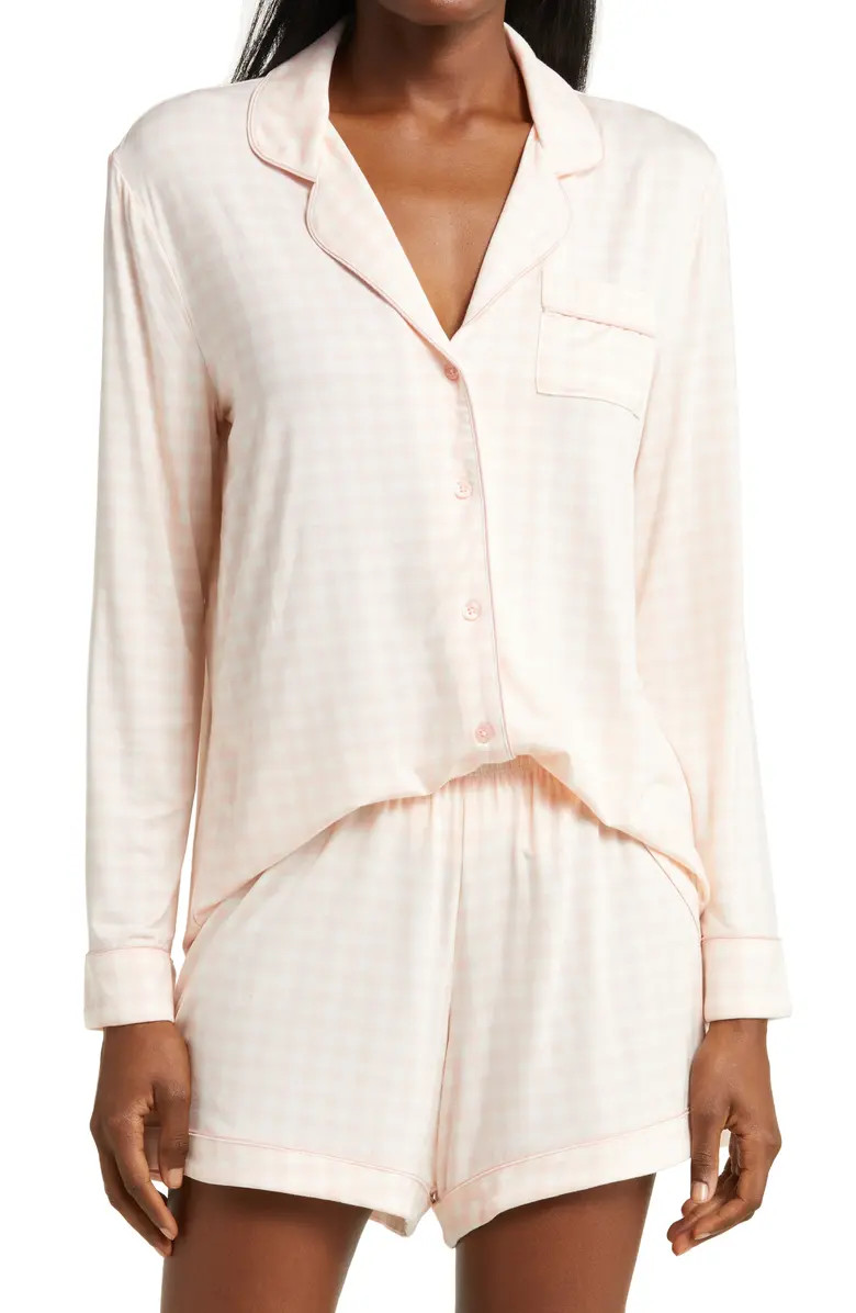 Moonlight Eco Long Sleeve Short Pajamas | Nordstrom
