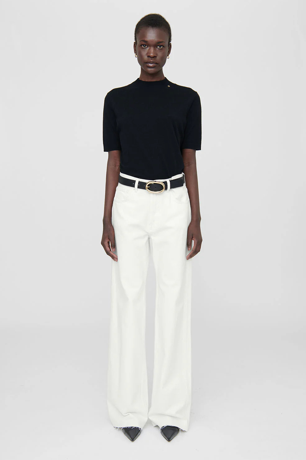 ANINE BING Hugh Jean in Ivory | Anine Bing