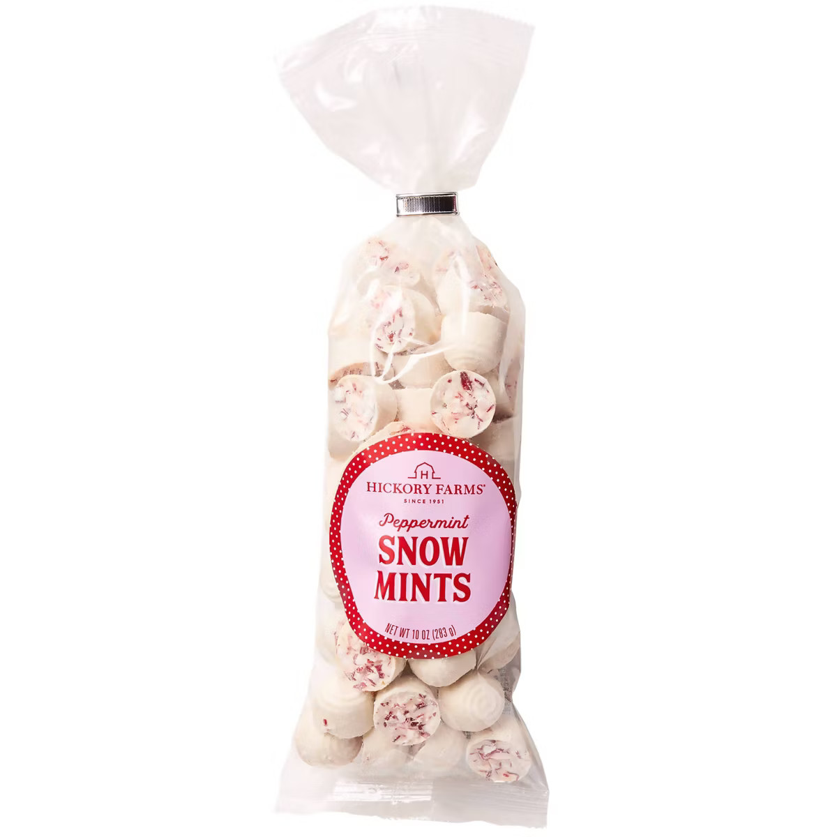 Hickory Farms Christmas Peppermint Snow Mints - 10oz | Target