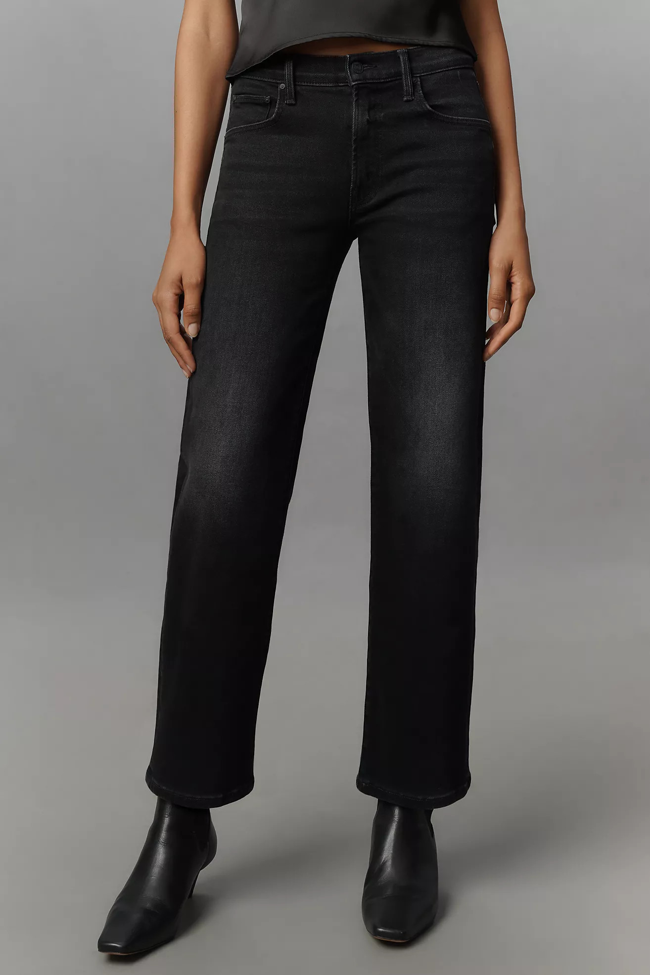 MOTHER The Rambler Mid-Rise Flood Jeans | Anthropologie (US)