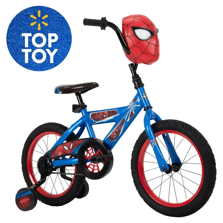 Huffy Marvel Spider-Man Bike, 16" Wheels, Toddlers Ages 3+, Training Wheels - Walmart.com | Walmart (US)