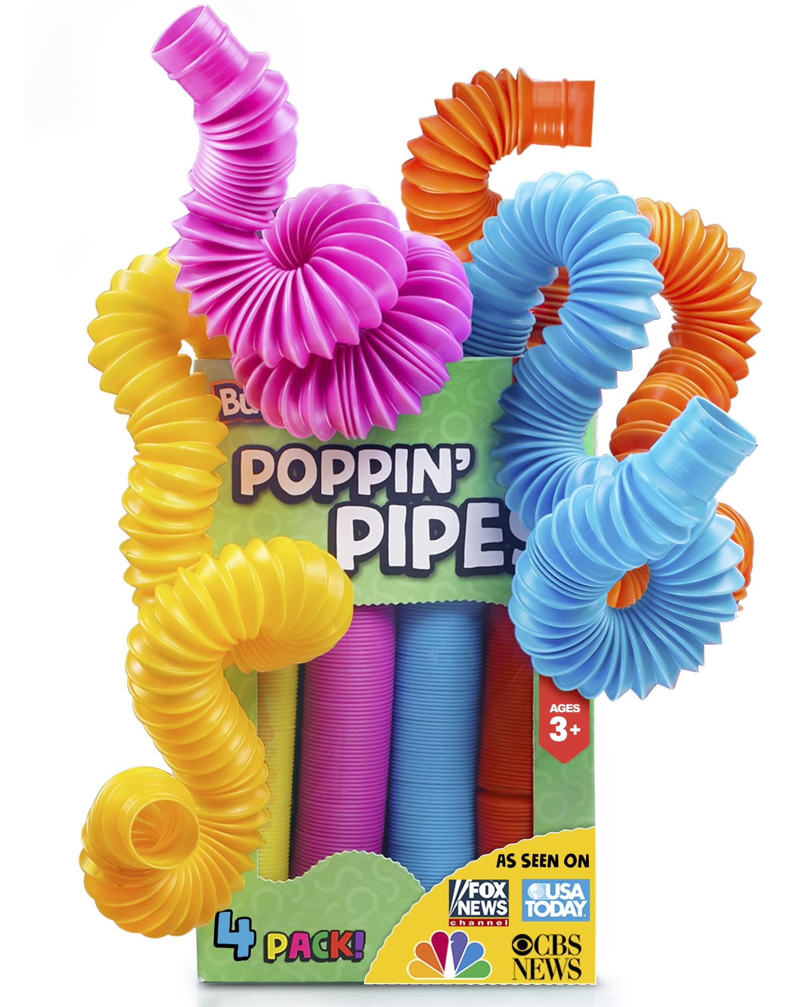 BUNMO Pop Tubes - Sensory Toys - Toddler Toys - Imaginative Play & Stimulating Creative Learning ... | Amazon (US)