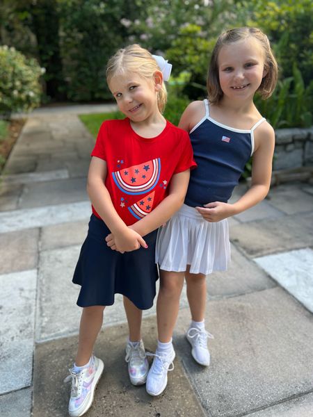 These cuties had cheer camp Olympics day yesterday and I found these cute tops last minute from Target! Perfect for 4th of July or anything fun this summer! 

Kids outfits, sisters, girls summer clothess

#LTKFindsUnder50 #LTKKids #LTKFamily