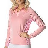 SG Edge Women's Camouflage Long Sleeve Half Zip Shirt, Pink, X-Small | Amazon (US)