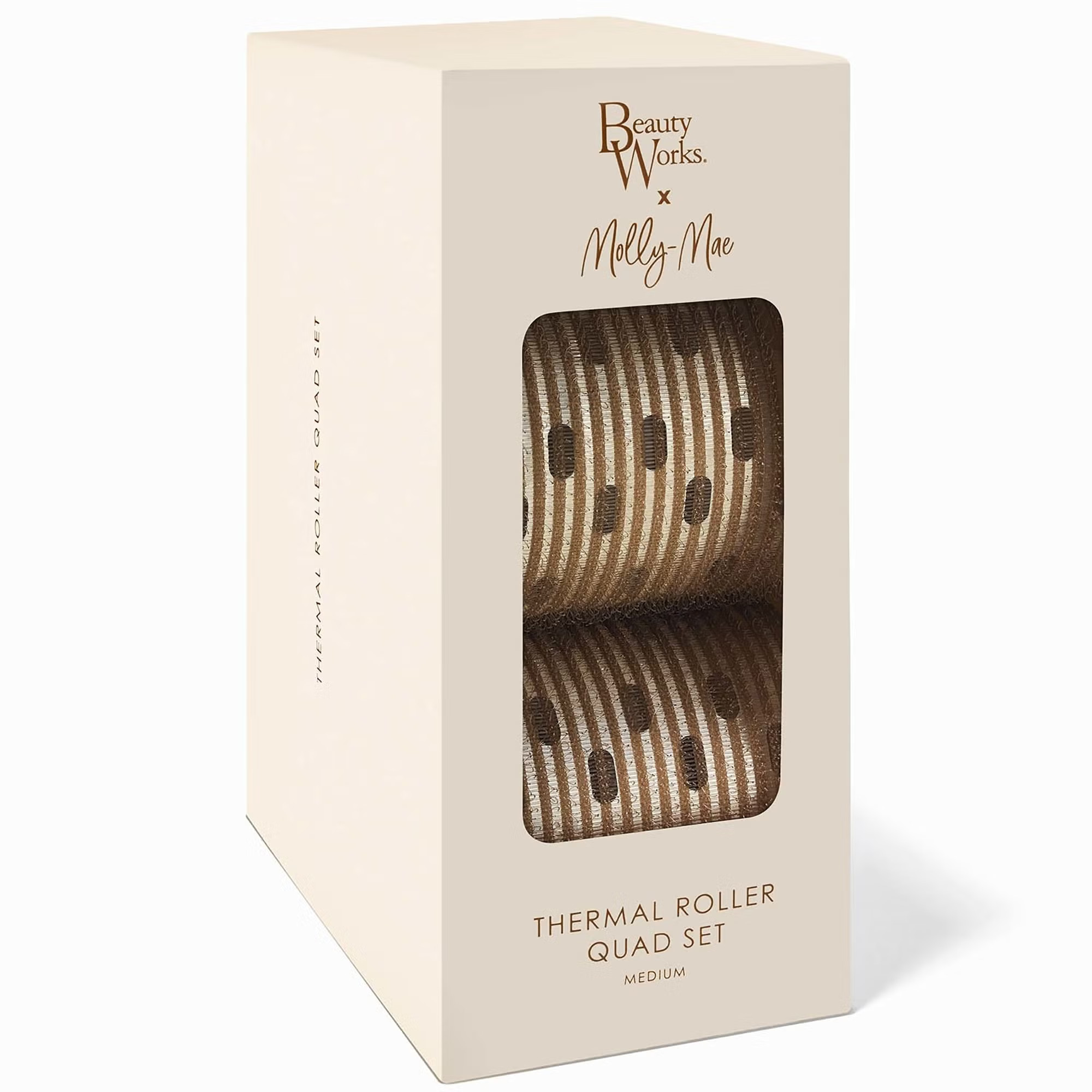Beauty Works x Molly-Mae Medium Thermal Roller 4 Set | Look Fantastic (UK)