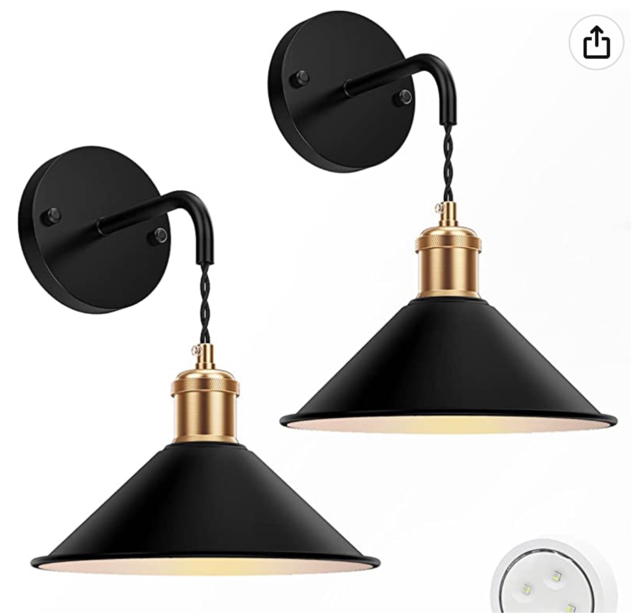Farmhouse Style Rechargeable Wall Sconce

#LTKhome #LTKunder100