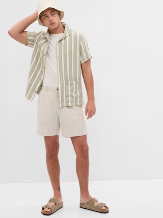 Linen-Cotton Cabana Shirt | Gap (US)