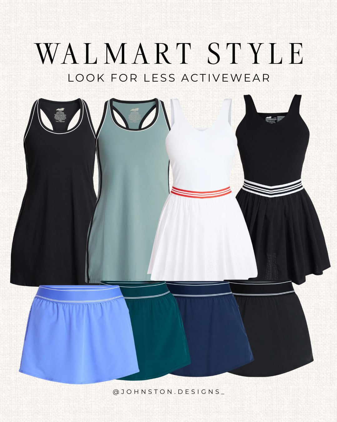Look for less activewear from Walmart! 🖤 Trending and selling fast!

Walmart style, active dress, tennis skirt, athletic outfit, sporty chic, performance wear, workout look, budget dupe, trending now, alo, workout class, walking, affordable athleisure finds. 

 #LTKootd #LTKfitnessgoals #LTKActive