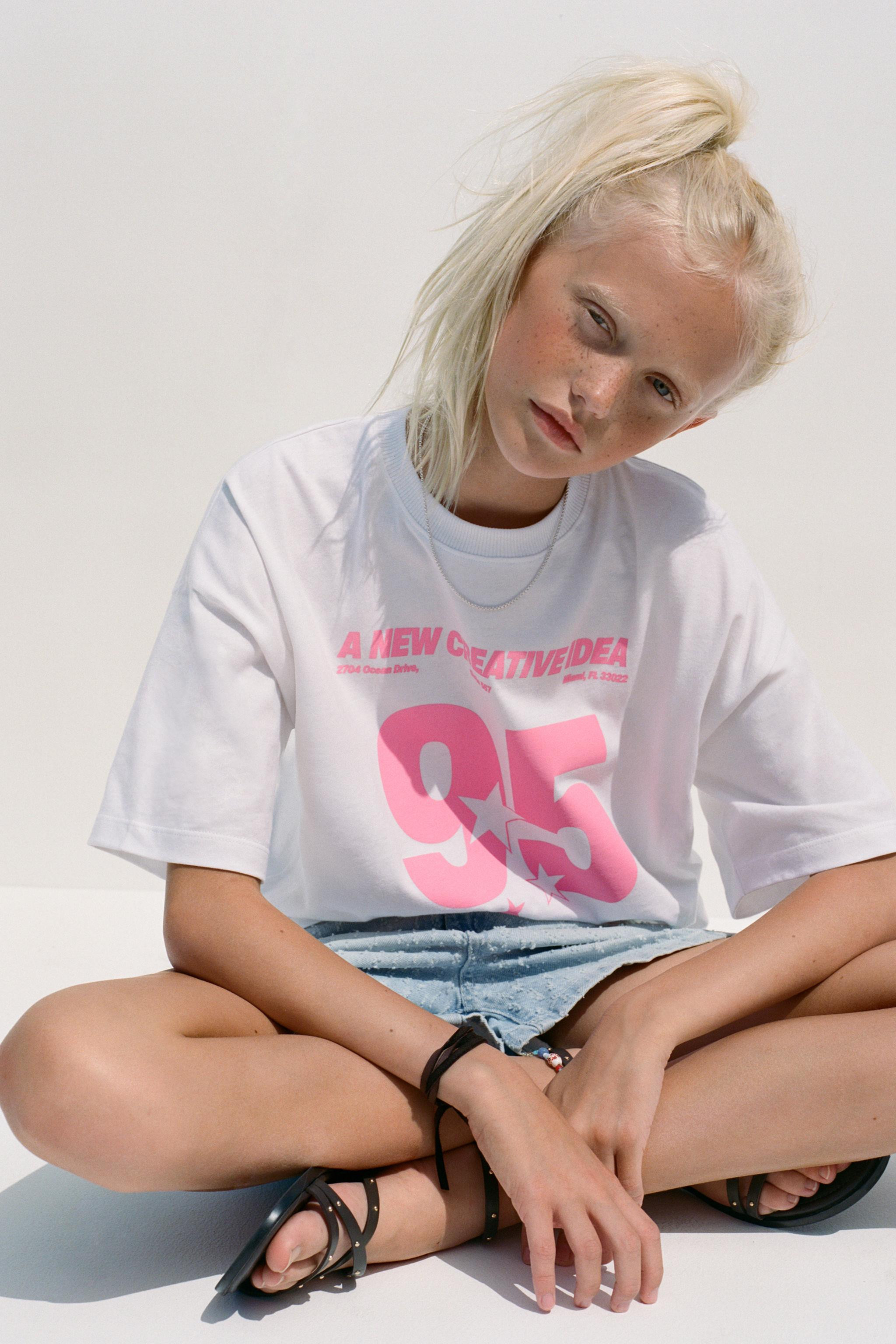 TEXT PRINT T-SHIRT | Zara US