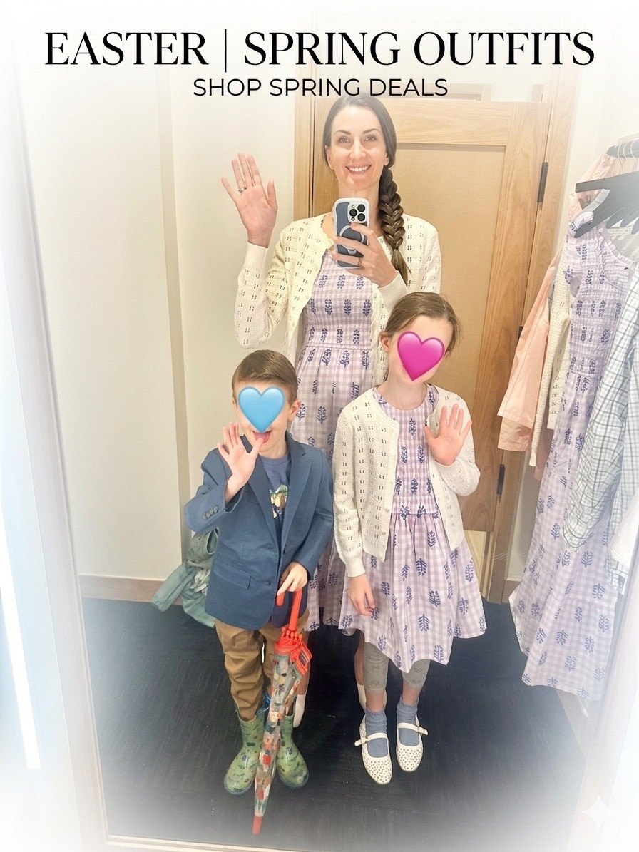 🐰 Great sale going on at @jcrew 
My daughter picked out our outfits … I love that she still loves to mommy daughter match & my son picked out this dashing blazer. 
Happy Easter | Spring Sale shopping 🌷 

#LTKmomlife #LTKSaleAlert #LTKSeasonal