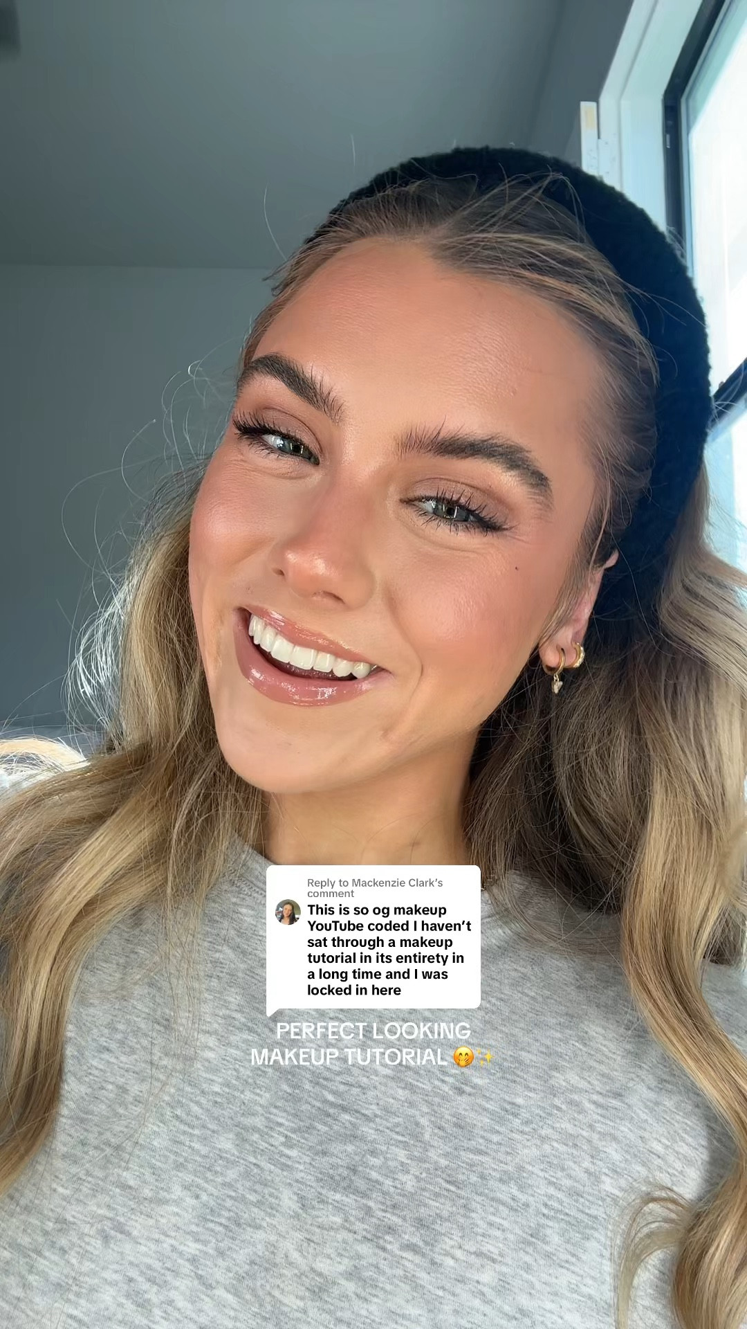 Perfect looking makeup tutorial 🥰 proof that you can still have perfect looking skin even if you have acne prone skin like mine make up is my happy place and I love getting to play around with different products and show you guys different methods to get perfect skin. These are all the products I used today! For my skin prep, I use the super goop sunscreen in 24 n mixed with the in beauty bronze glaze face drops. Foundation is the Haus foundation in shade 200. Dibs beauty duo stick in shade 4 as a contour. Dibs beauty duo stick in shade 2.5 as a blush. MCo beauty blush shade amaretto. Tower 28 powder shade translucent. Haus labs powder shadow translucent. Tower 28 concealer shade DTLA. Haus labs concealer shade 24. Dibs beauty baked bronzer shade spiced chai. Valentino eye 2 cheek palette shade 4. Dibs beauty baked blush shade spice chai. Anastasia Beverly Hills lip liner shade mocha. MCo beauty lip gloss shade berry pink. Fenty beauty killawat highlight shade after noon snack mo hunny. 

#getreadywithme #getready #grwm #makeup #getreadywithmemakeup #grwmmakeup #fyp #makeuptutorial #makeuphacks #chitchatgrwm makeup, makeup routine, makeup tutorial, five minute makeup look, natural makeup, get ready with me, grwm makeup, step by step makeup, daily makeup routine, makeup tips, makeup for beginners, easy makeup, makeup for acne, covering acne makeup, chit chat makeup, get to know me, rant get ready with me, daily vlog, life update get ready with me. 

#LTKBeauty #LTKSeasonal #LTKWatchNow