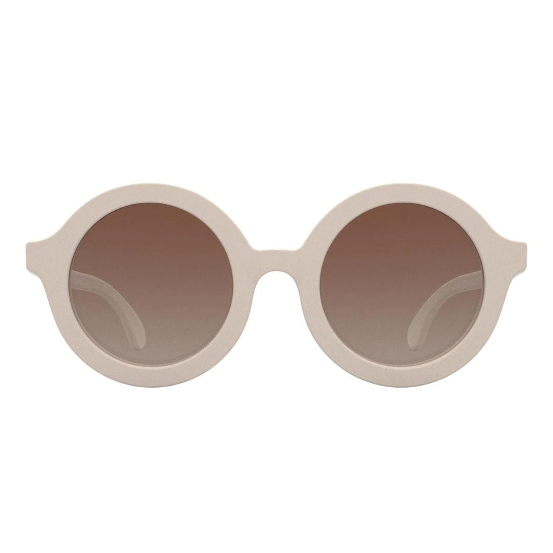 babiators cream euro round sunglasses | minnow