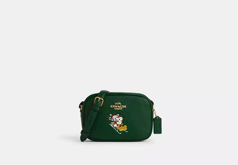 Disney X Coach Mini Jamie Camera Bag With Sled Motif | Coach Outlet US