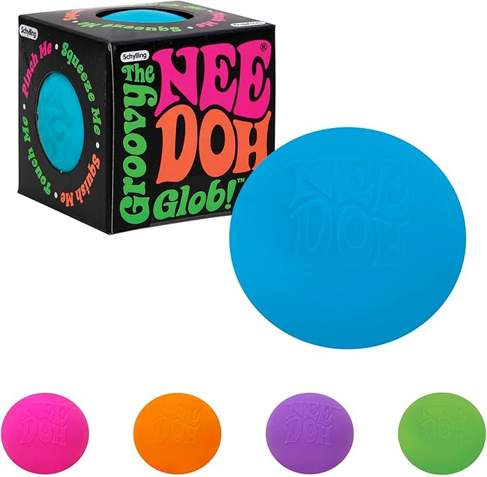 Schylling NeeDoh Original - Sensory Fidget Toy - Assorted Colors - Ages 3 to Adult , 1 Count ( Pa... | Amazon (US)