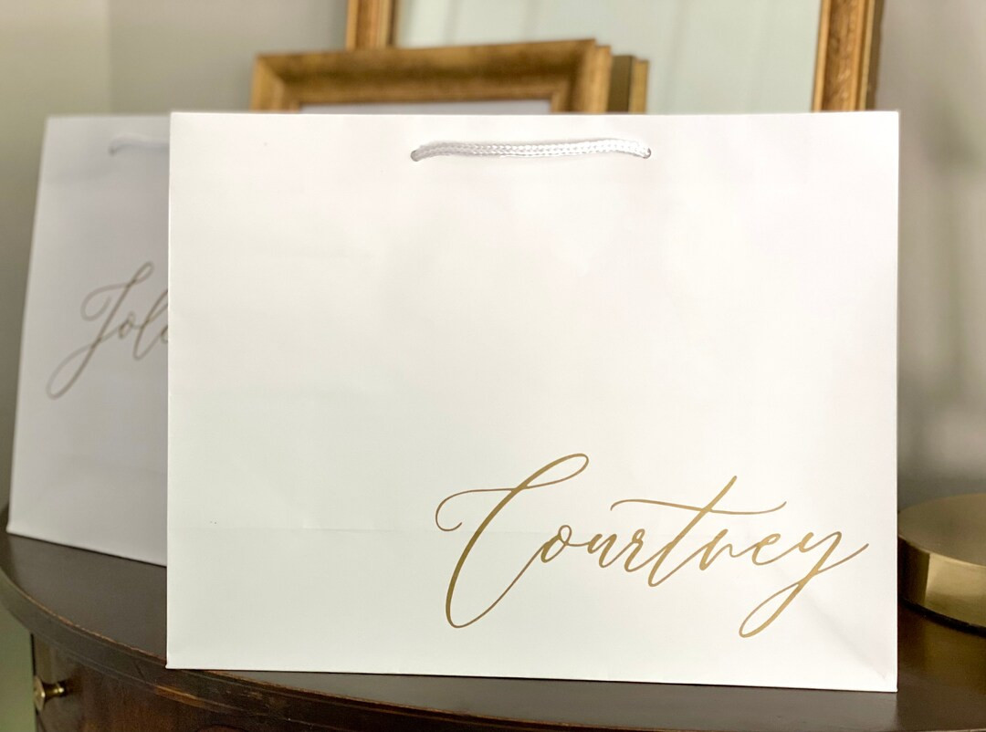 Personalized Gift Bags -Bridesmaid Gift Bag -Bachelorette Party Gift Bag-Bridal Party Gift Bags- ... | Etsy (US)