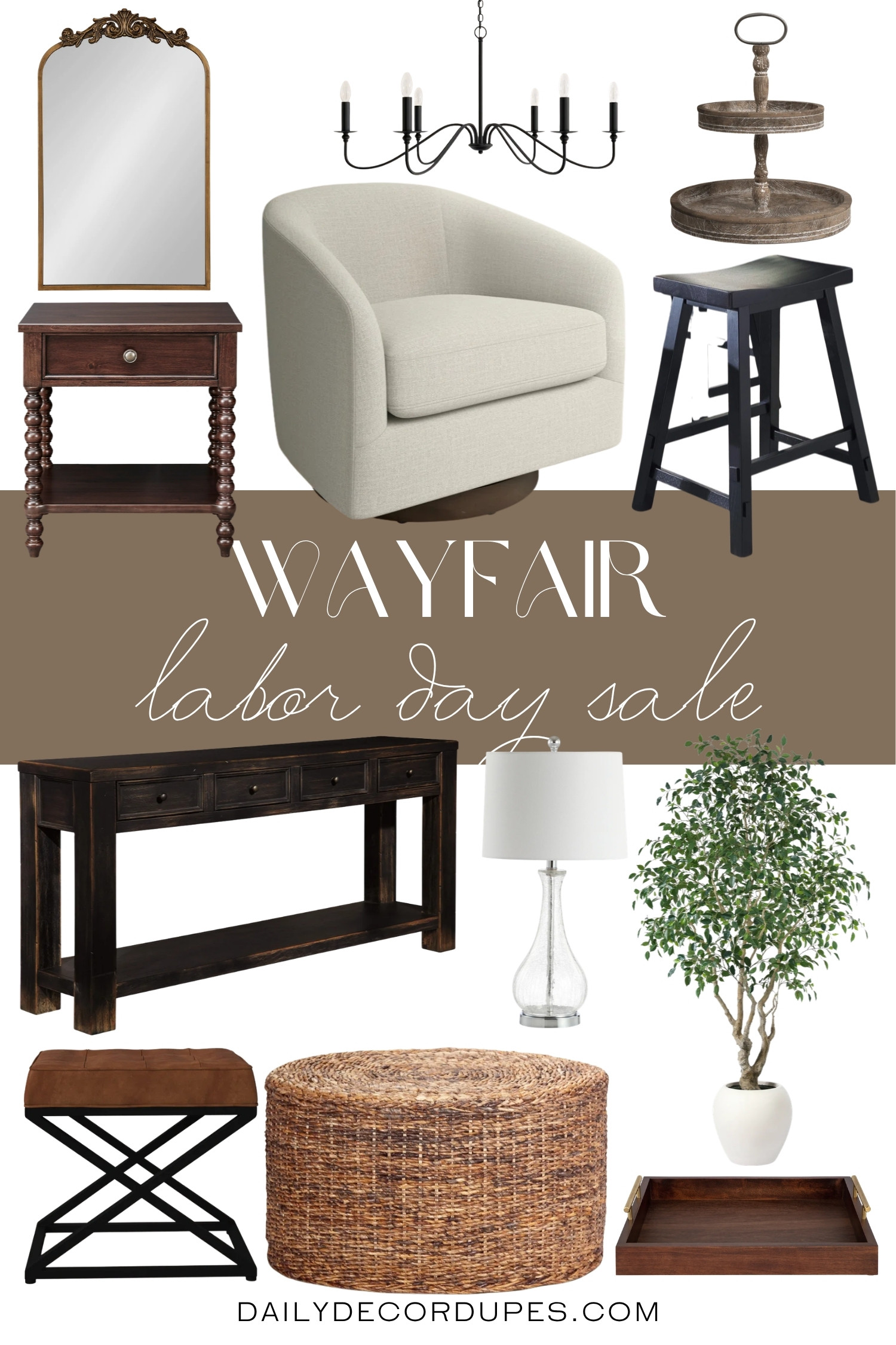 The Wayfair Labor Day Sale is here! 🤎 If a home refresh has been on your wishlist, now is the perfect time to shop beautiful furniture and decor at a great price. From cozy seating and stylish accent tables to statement pieces that instantly elevate a room, these Wayfair finds are timeless, cozy, and effortlessly chic. 🏡🛋️✨

Home more affordable option find similar look for less budget friendly affordable cheap cheaper beautiful pretty. Clearance sale coupon code discount code promo code luxury Inspo inspiration inspired by idea ideas Love like these? I share multiple every day in my FB group.
#WayfairLaborDaySale #WayfairSale #WayfairFinds #WayfairHome #HomeDecorDeals #FurnitureSale #SaleAlert #HomeRefresh 

 #LTKHome #LTKSaleAlert