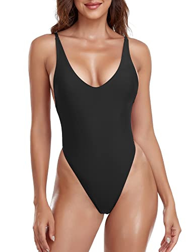 RELLECIGA Women's One Piece Thong Swimsuit | Amazon (US)