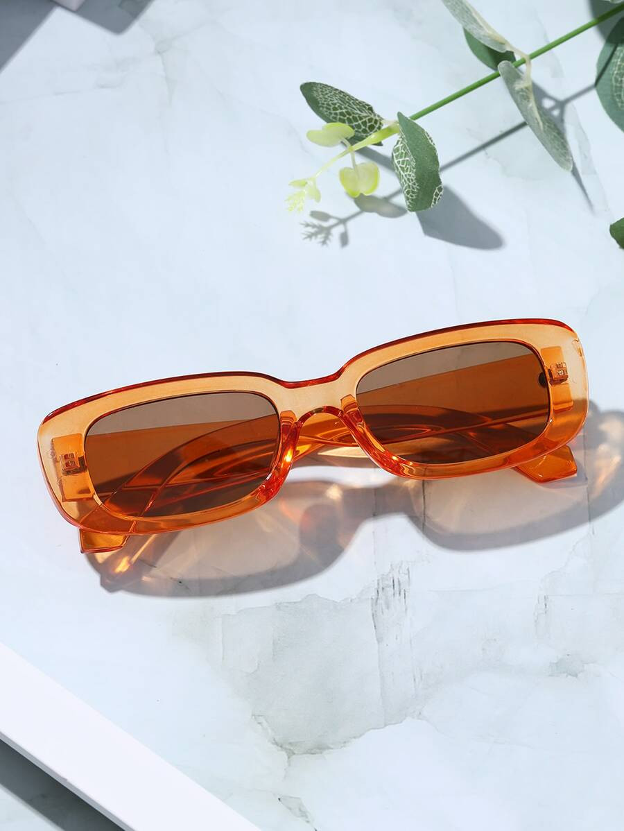 Tinted Lens Fashion Glasses Sunglasses Beach Sun Glasses | SHEIN