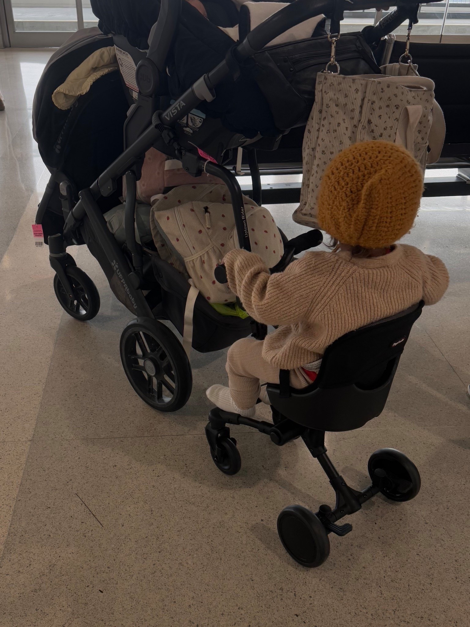 Anyone with 3 in 3 years-
This stroller attachment SAVED us. Couldn’t have carried all our luggage + children without it!✨

Stroller - Mom Life - Travel - Family - Stroller Attachment 

#LTKTravel #LTKKids #LTKmomlife