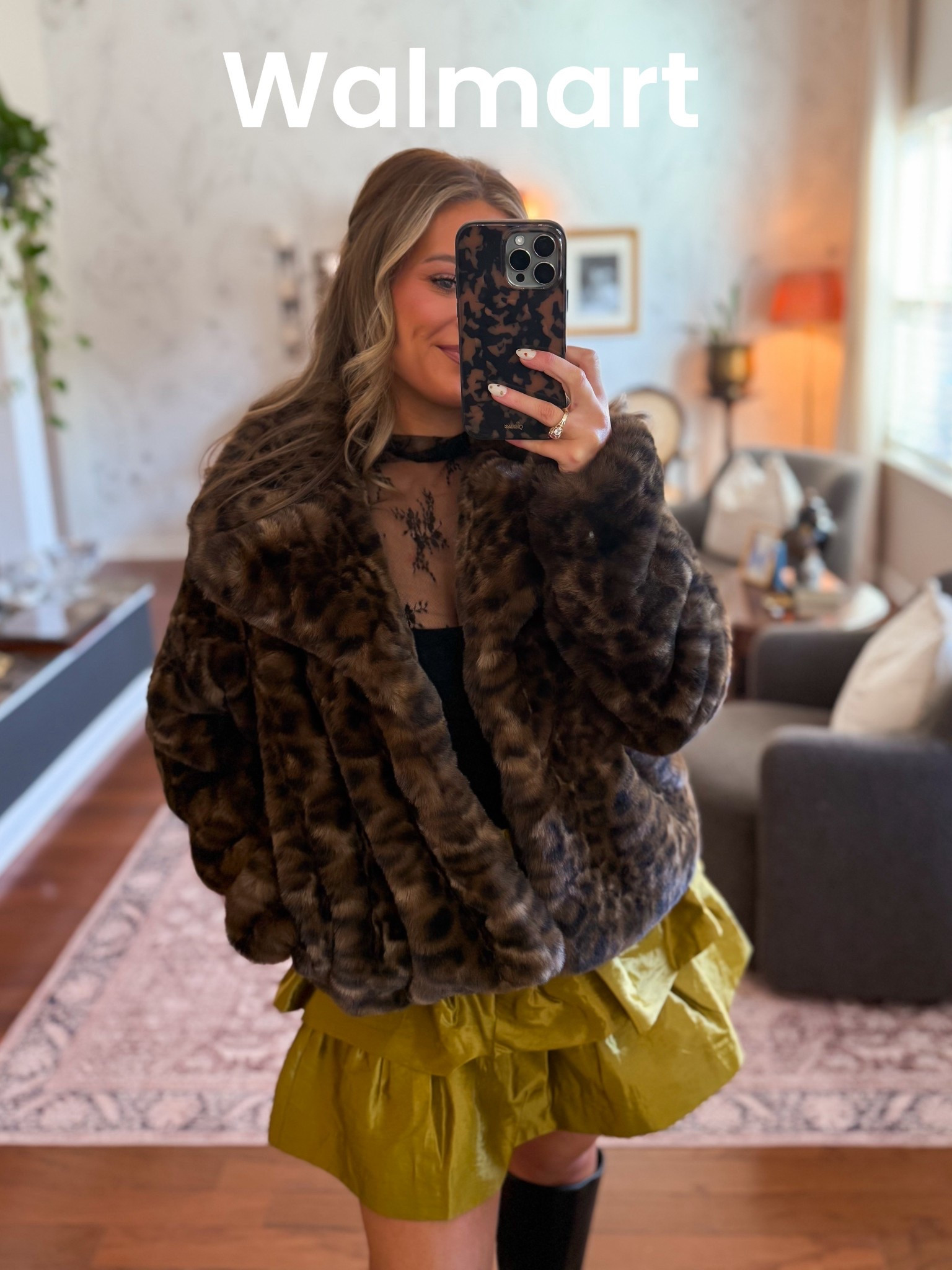 The cutest Walmart leopard jacket. I’m in size medium! 5’2 130 pounds! 

#LTKHoliday #LTKgrwm #LTKootd