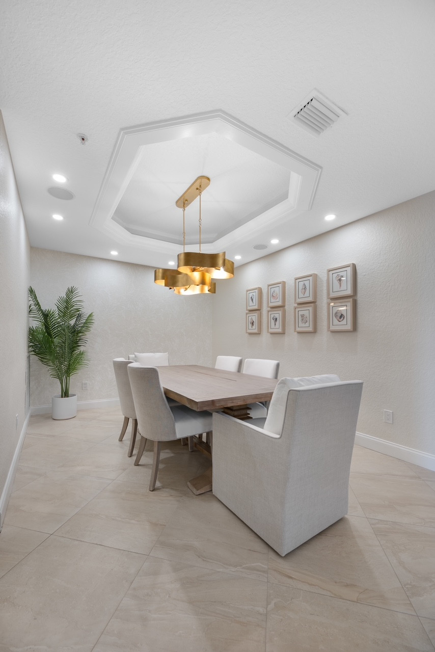 Where every meal feels like an experience. 🍽️✨

This dining room blends elegance and warmth with layered textures, refined finishes, and a perfectly balanced palette. Thoughtful details and inviting tones create a space designed for gathering, connecting, and making memories.

Elevated dining starts here.

#DiningRoomDesign #InteriorInspo #ModernLiving #LuxuryInteriors #GatherInStyle #DesignByRania 

 #LTKHome