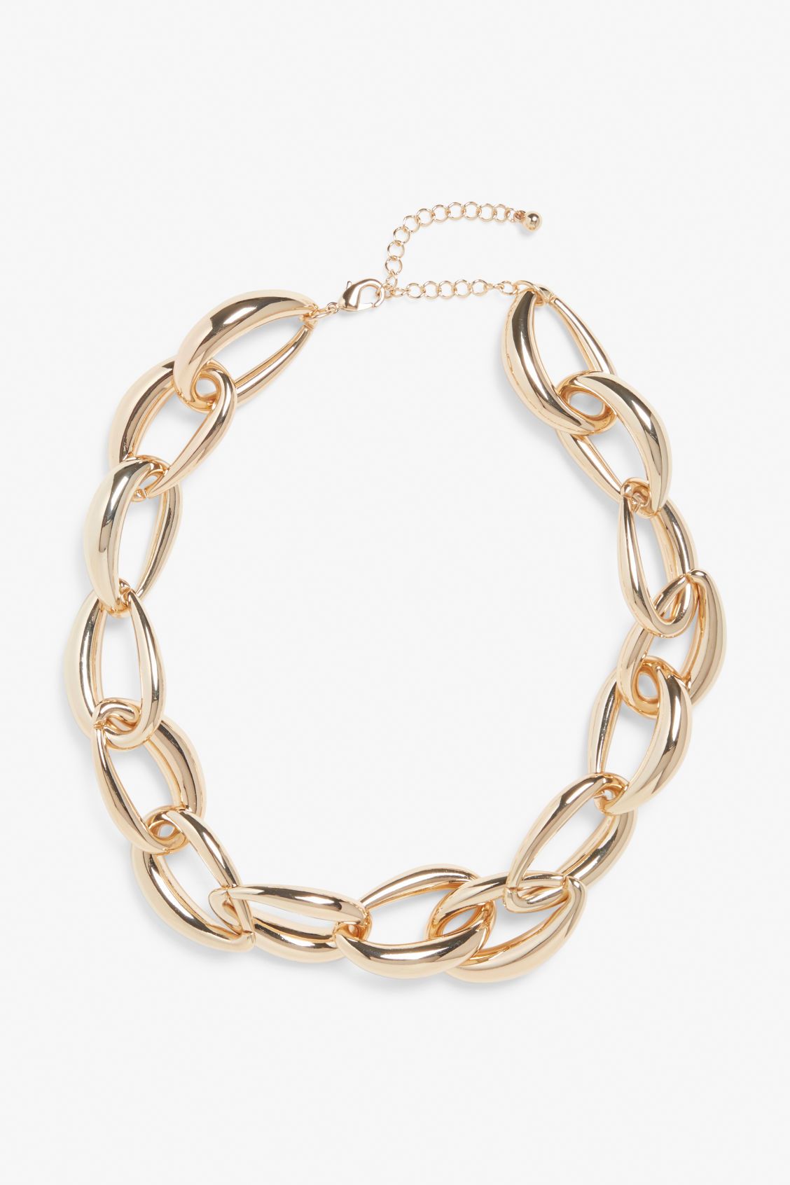 Gold chunky necklace - Gold | Monki