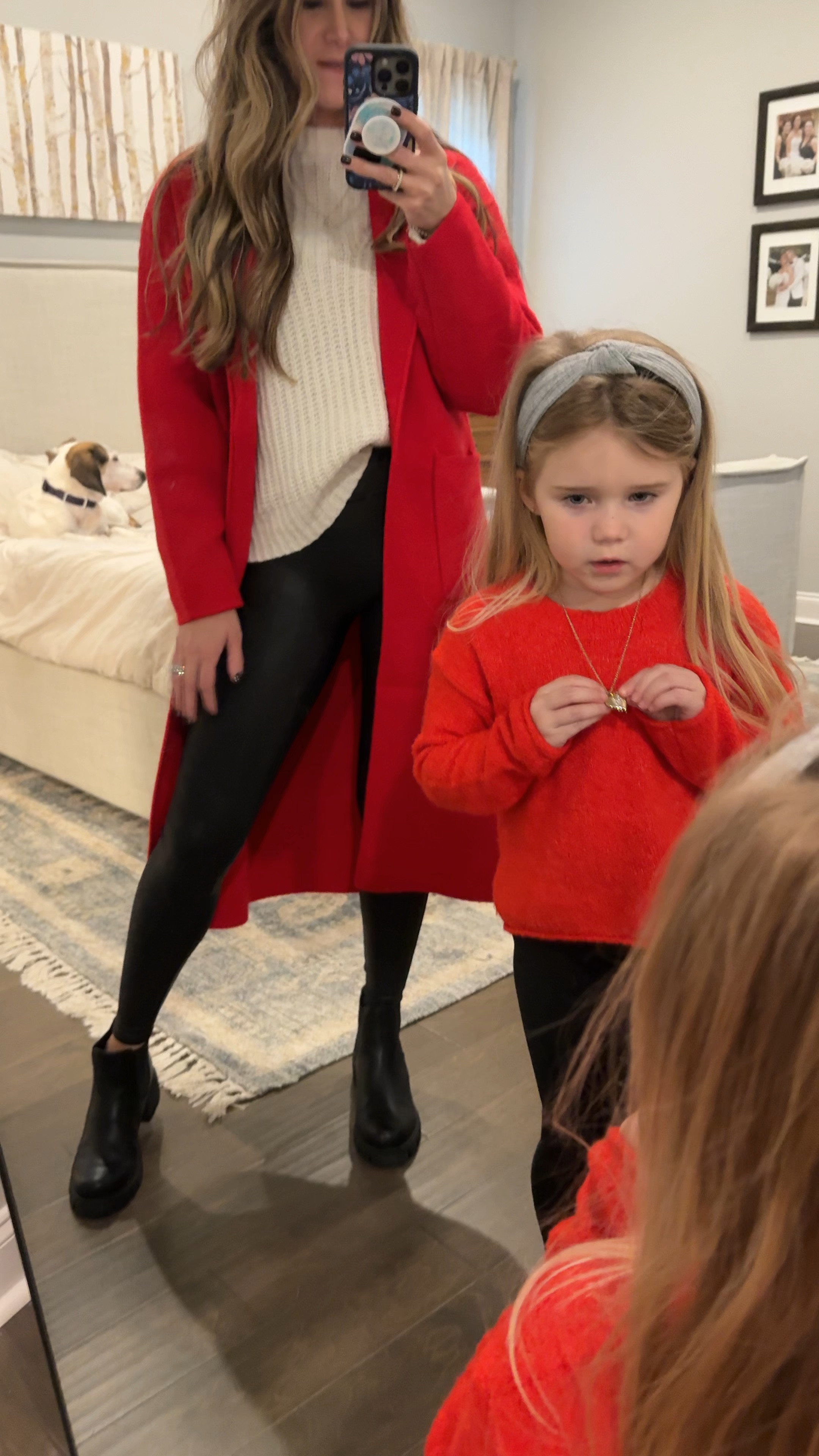 Holiday look for me and my mini me. Love our matching Chelsea boots 

#holidaylook #cardigan #jacket #boots 

#LTKKids #LTKStyleTip #LTKWatchNow