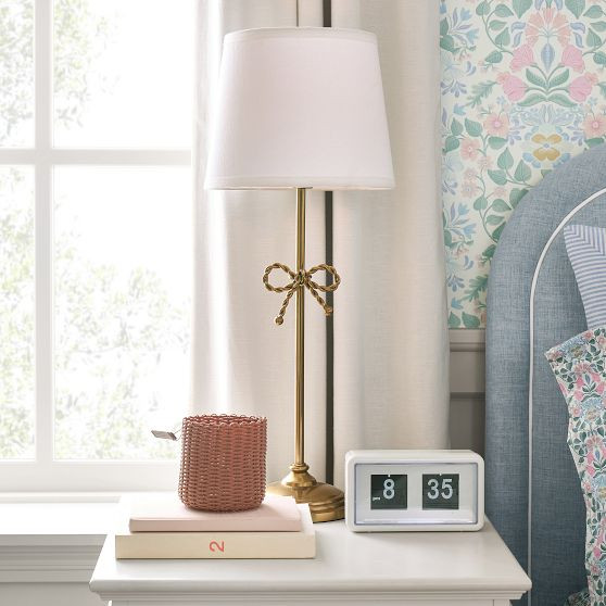 Forget-Me-Knot Bow Table Lamp (25") | Pottery Barn Teen