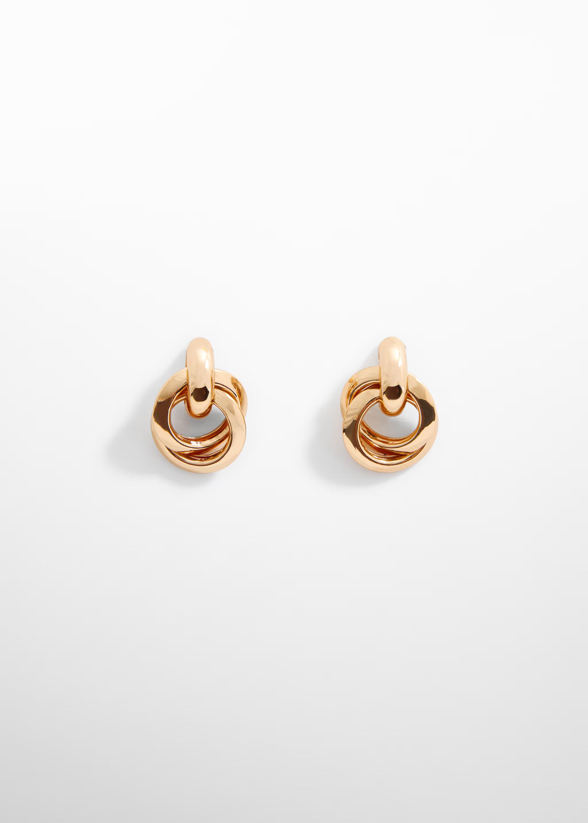 Intertwined hoop earrings | MANGO (US)