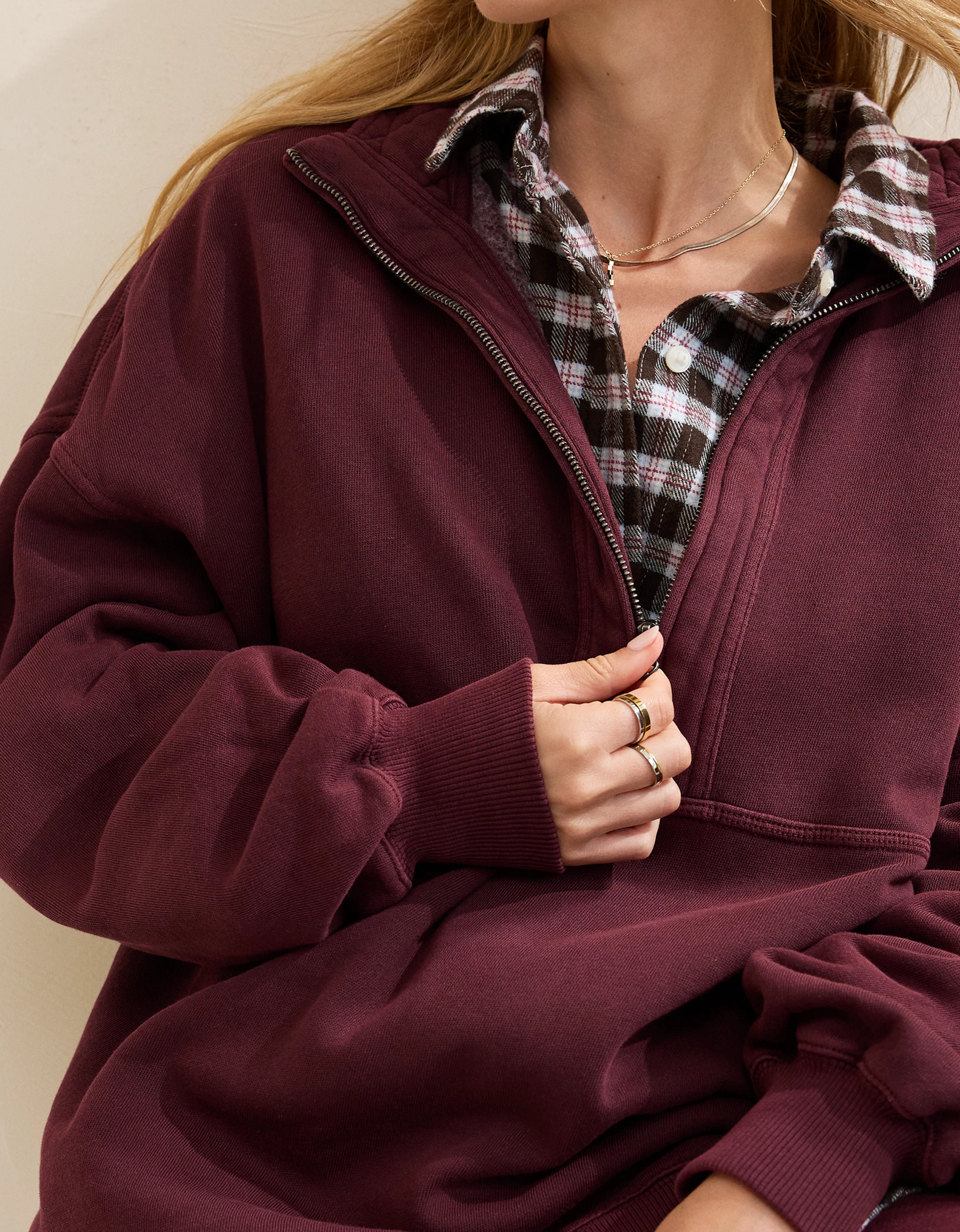 Aerie Oh Zip! Sweatshirt | Aerie