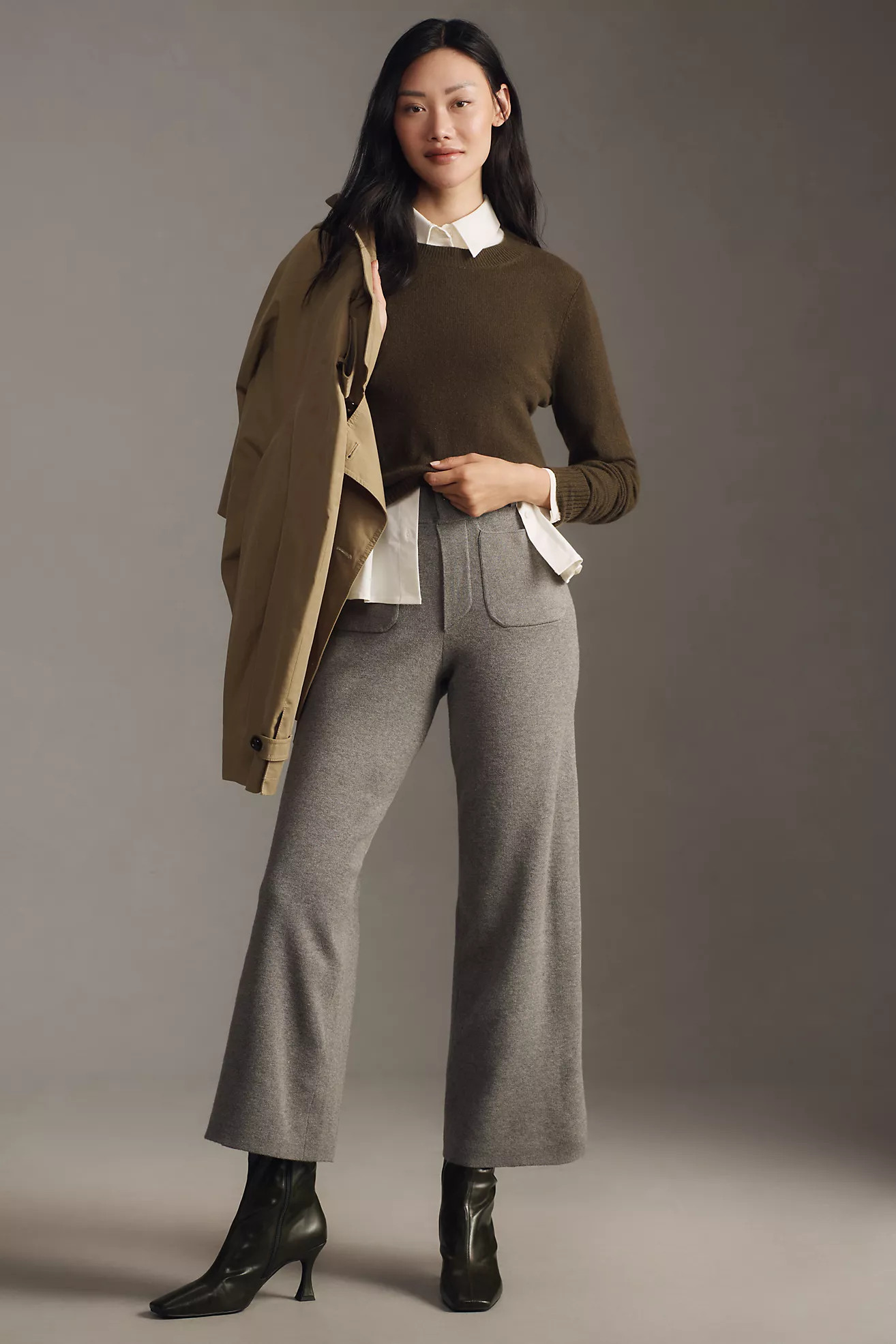 The Colette Cropped Wide-Leg Pants by Maeve: Sweater Edition | Anthropologie (US)