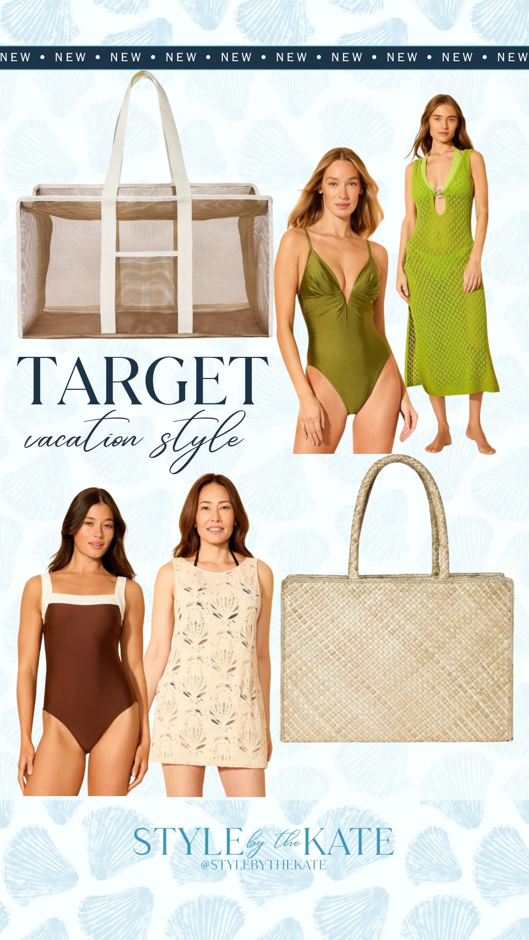 Swim, coverups, and beach bags = vacation-ready!!!😍 🏖️ Target has the cutest pieces for pool days and beach trips.☀️🌴

#LTKTravel #LTKootd #LTKSeasonal