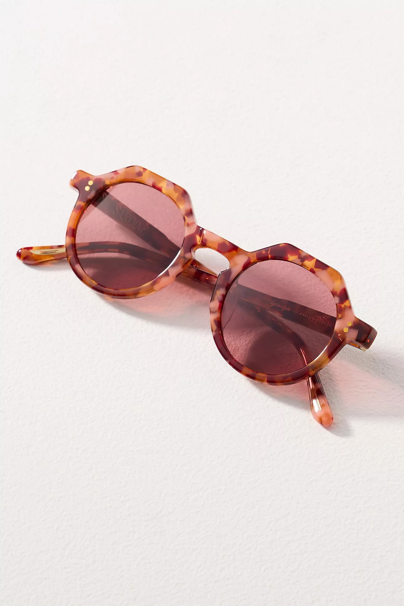Sardine George Circle Sunglasses | Anthropologie (US)