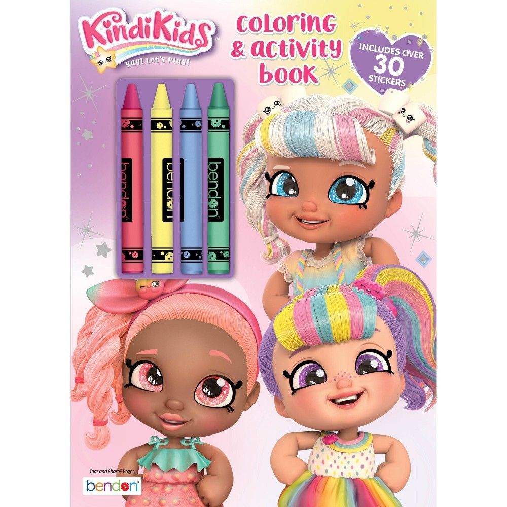 Kindi Kids Coloring Book With Crayons - Target Exclusive Edition | Target