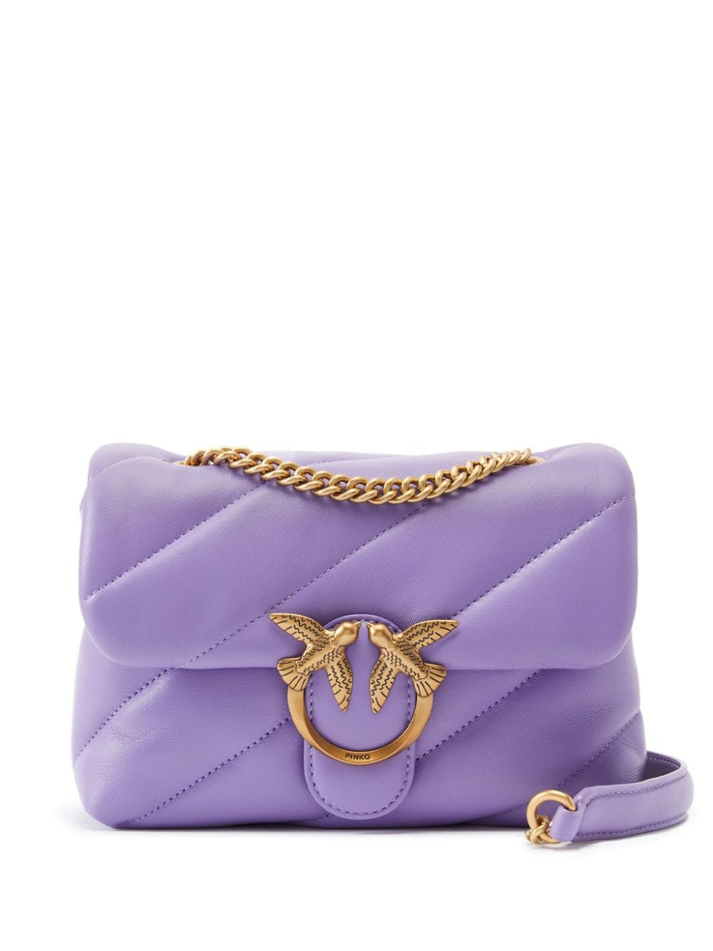 PINKO mini Love Puff crossbody bag - Purple | Farfetch Global