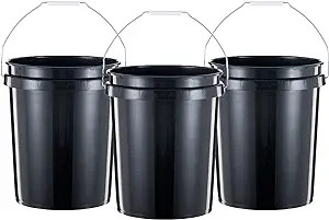 United Solutions 5 Gallon Bucket Heavy Duty Plastic Bucket Comfortable Handle Easy to Clean Perfe... | Amazon (US)
