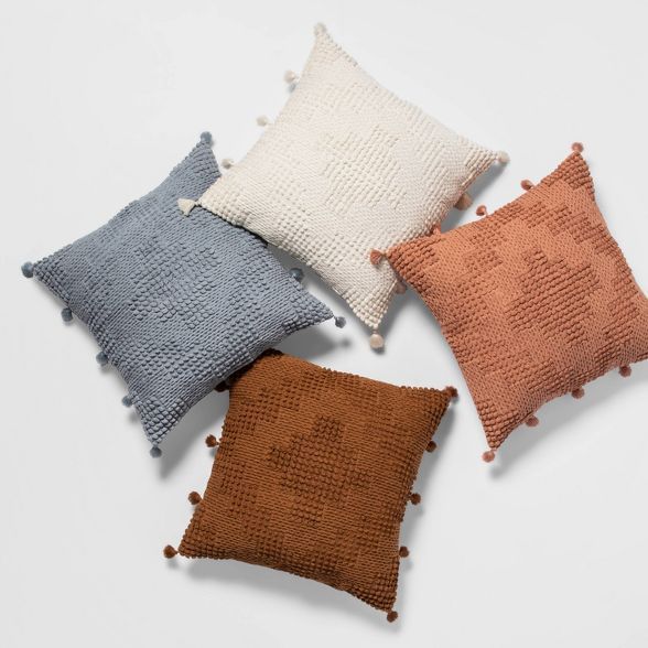 Oversize Chunky Textured Diamond Throw Pillow - Opalhouse™ | Target