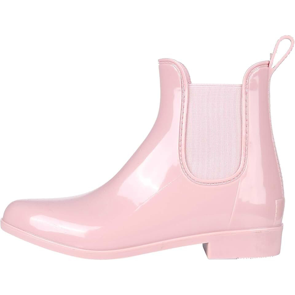 Women's Short Ankle Rain Boots Lightweight Chelsea Rain Boots Rubber Waterproof Booties | Amazon (US)