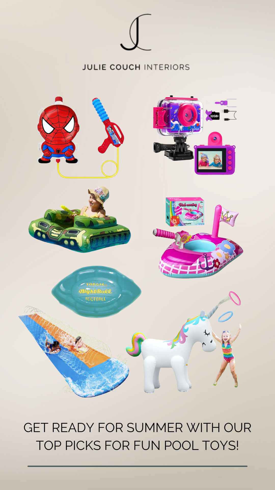 Get ready for summer with our top picks for fun pool toys!
 

 