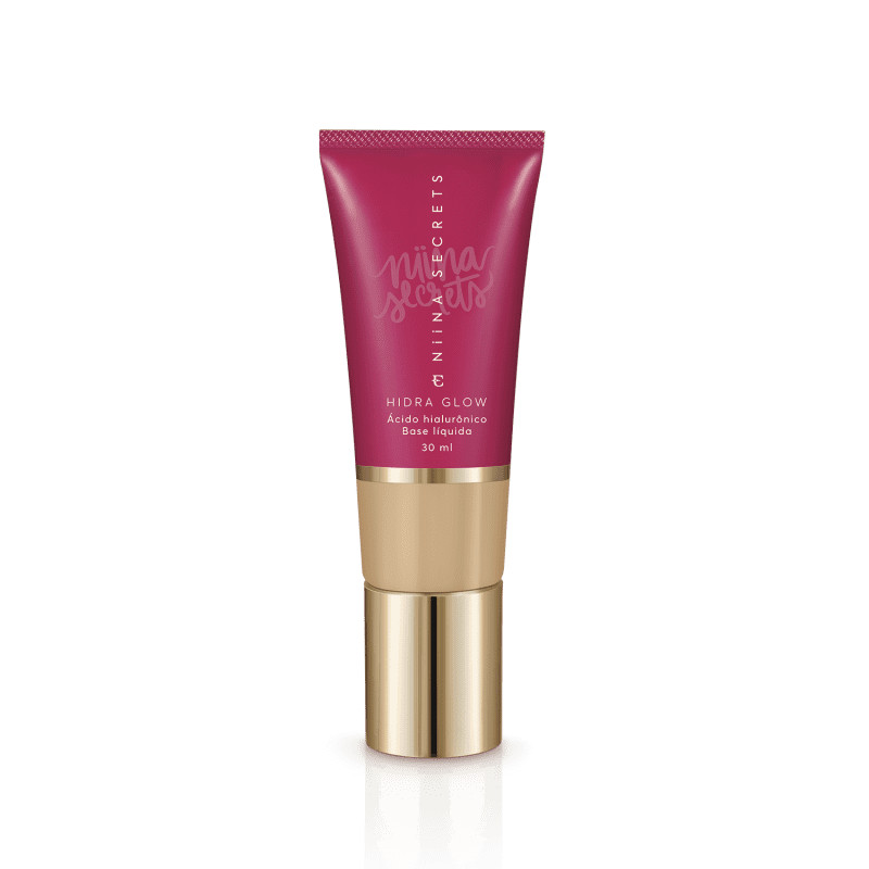 Base Líquida Niina Secrets Hidra Glow Cor 25 30ml | Eudora (BR)