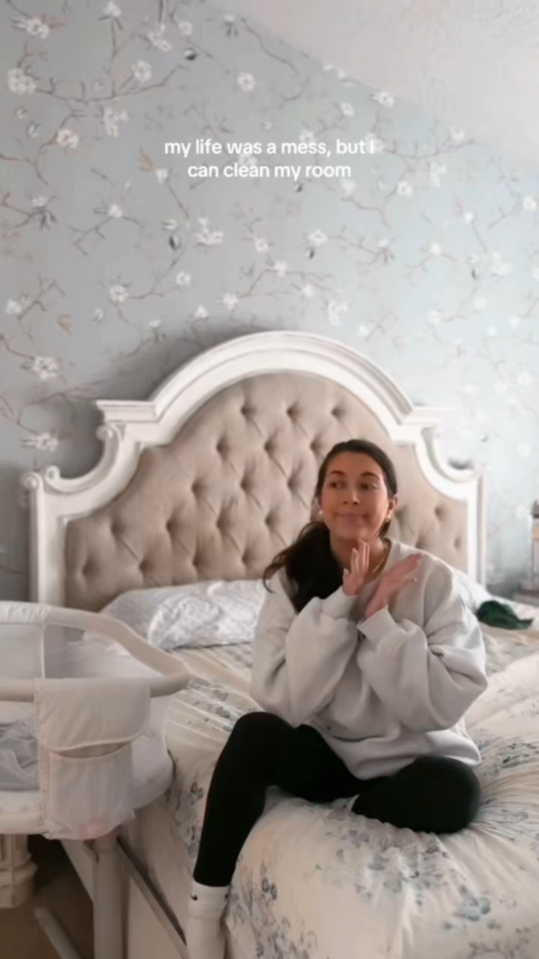 Blue and white bedroom. Girly bedroom new mom bedroom, halo bassinet swivel, French country style cozy coastal bedroom. Amazon home. Ashley furniture home furniture. Baby furniture 

#LTKHome #LTKFamily #LTKBaby