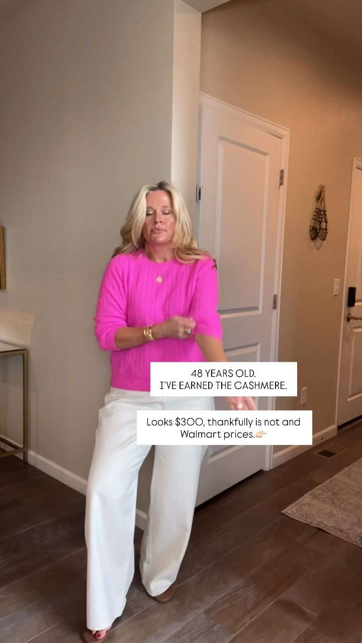 ✨Tap the bell, save and ❤️ start here over 40 fashion, midlife style, midsize fashion and luxury looks for less.  

⬇️Sizing information:
Large sweater tts (size up if in between sizes.) for more relaxed fit
Jeans 31 run large (size down if in between sizes.) 

try on A LOT of clothes, so at this point my standards are high. 😂 If it clings where I don’t want it to, feels flimsy, looks frumpy or requires me to fight with my body to make it work… it doesn’t make the cut.

These did. 👀

Think $20 jeans with ’90s supermodel energy, cashmere that looks $$$, elevated layers, designer-looking shoes and those throw-on pieces that make the whole outfit look more expensive.

My rule after 40? The clothes need to work for ME.

✨ Lift the eye
✨ Skim, don’t squeeze
✨ Balance the proportions
✨ And if it looks expensive for less? Even better.

Comment SHOP and I’ll send you everything. Save this one because I have a feeling we’re going to be wearing these on repeat. 💗

Same body. Different physics.™

👑 Helping you look good, feel good.
—Lindsey Denver

Over 40 fashion | midlife style | midsize fashion | fall outfits | belly friendly style | affordable fashion | Outfit Physics™

#LTKOver40 #LTKPlusSize #LTKMidsize

Comment SHOP below to receive a DM with the link to this post on my LTK ⬇ https://liketk.it/6nz55