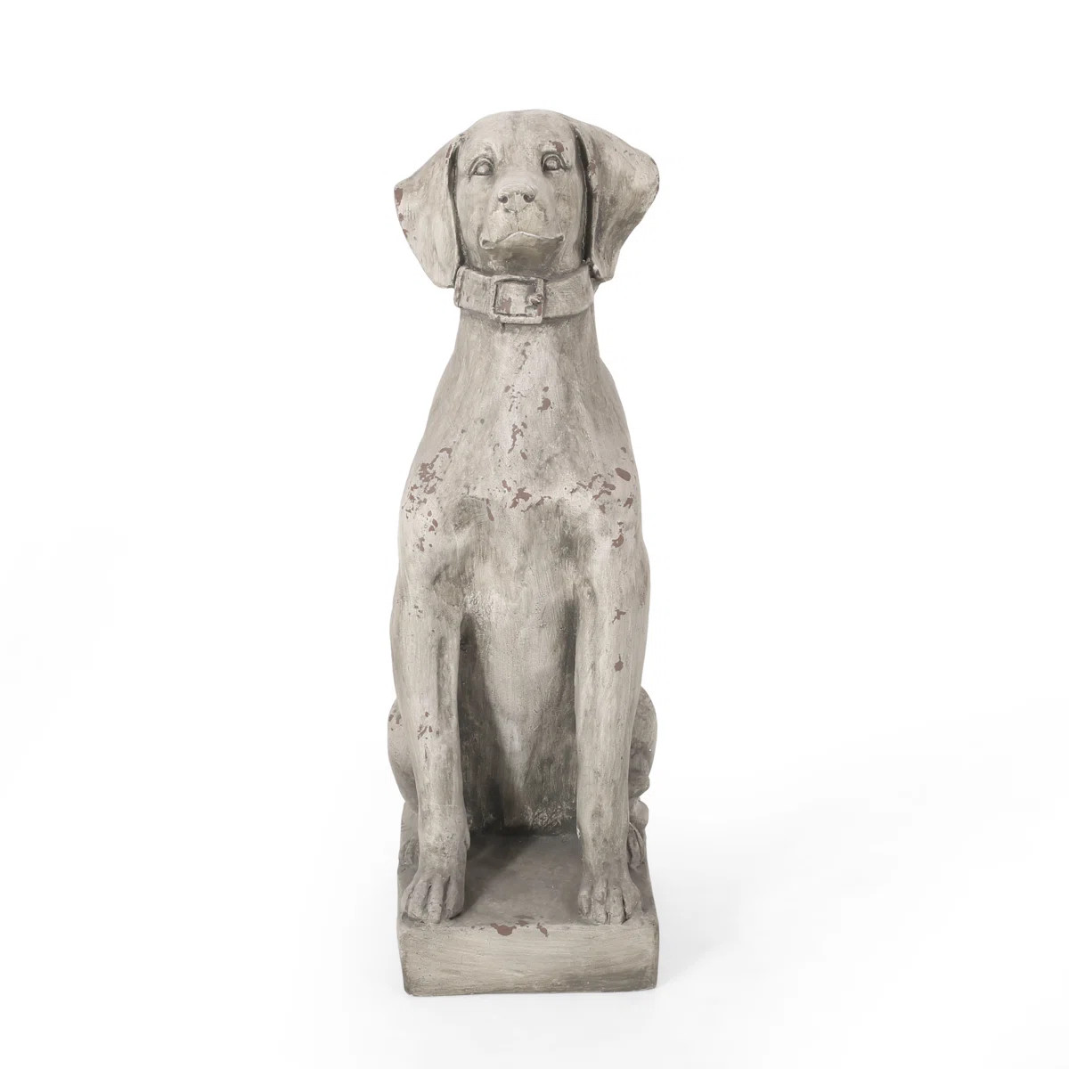 Dog Weather Resistant Stone Garden Statue | Wayfair North America